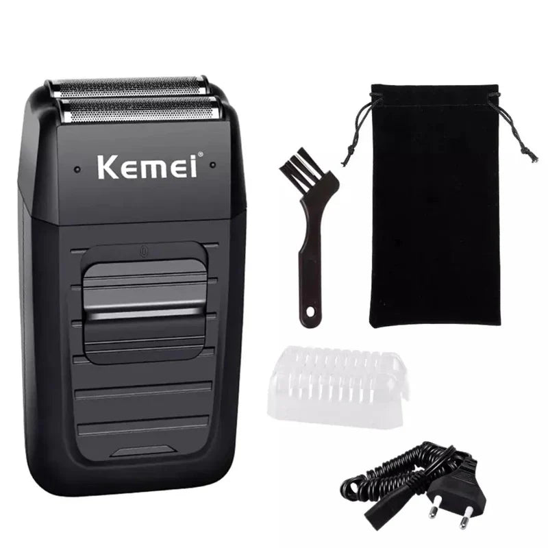 Kit Pro Máquina de Corte Km-2296 + Acabamento Km-2293 + Shaver Km-1102 | Kemei ®