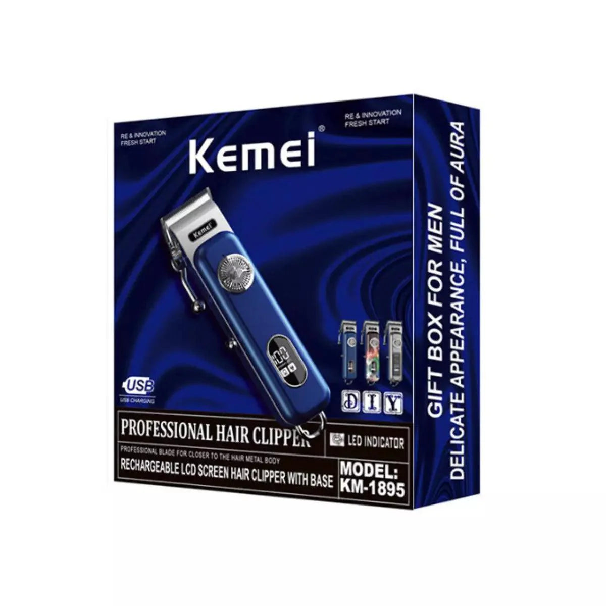 Máquina de Cortar Cabelo Profissional Km-1895 | Kemei ®