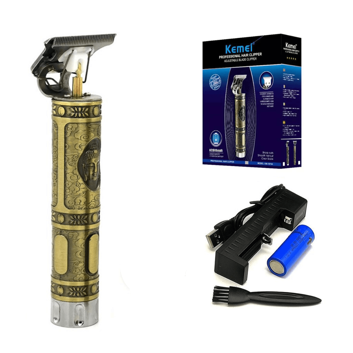 Maquina de acabamento profissional Km-1974A | Kemei ®