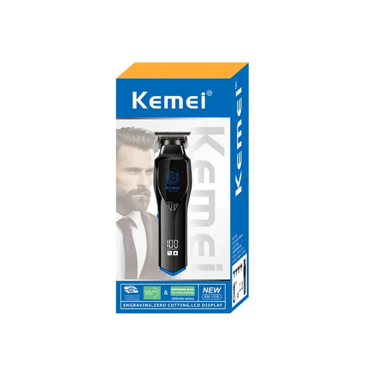 Máquina de Acabamento 0Gap Profissional Km-1556 | Kemei ®