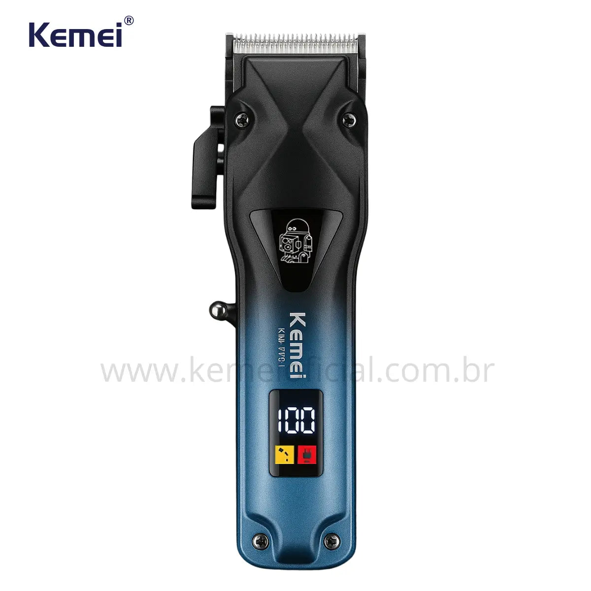 Máquina de Cortar Cabelo Profissional Km-1781 | Kemei ®