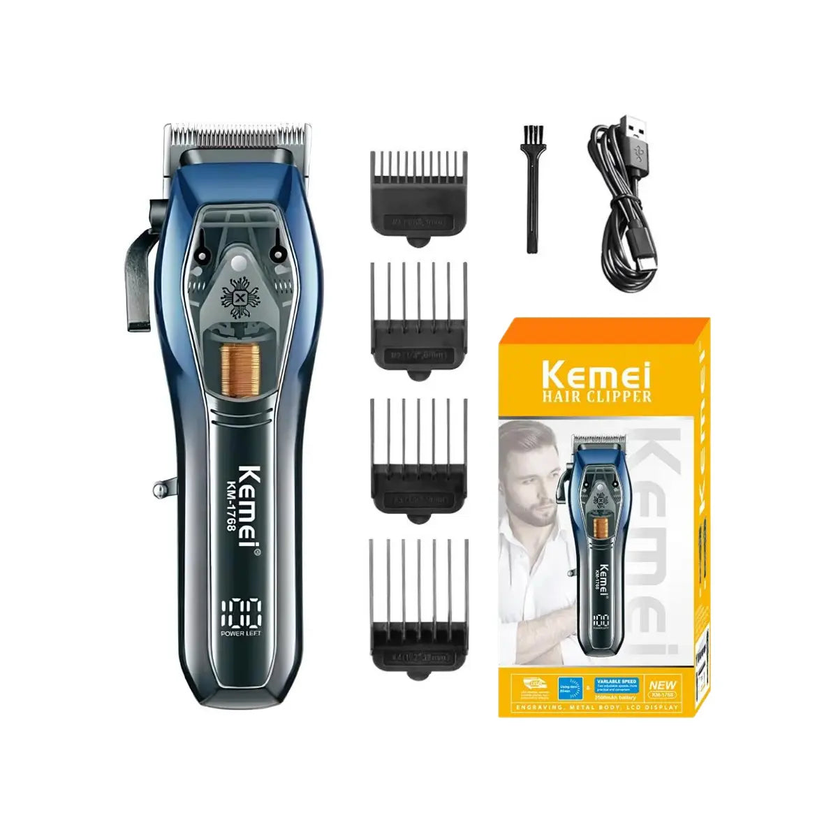 Máquina de Corte +9.000RPM Motor Magnético Km-1768 | Kemei ®