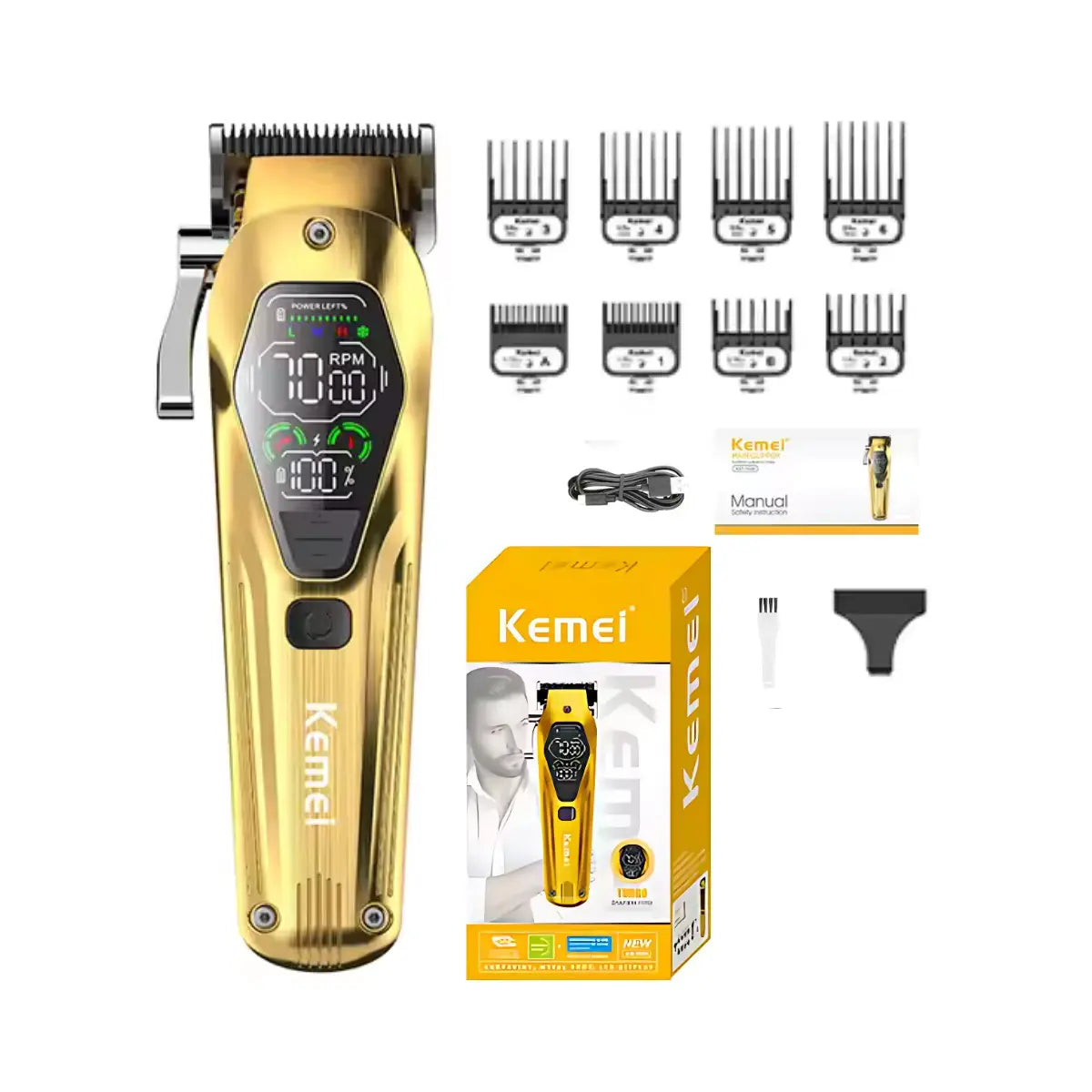 Máquina de Corte 10w Profissional 3x velocidades Km-1698 | Kemei ®