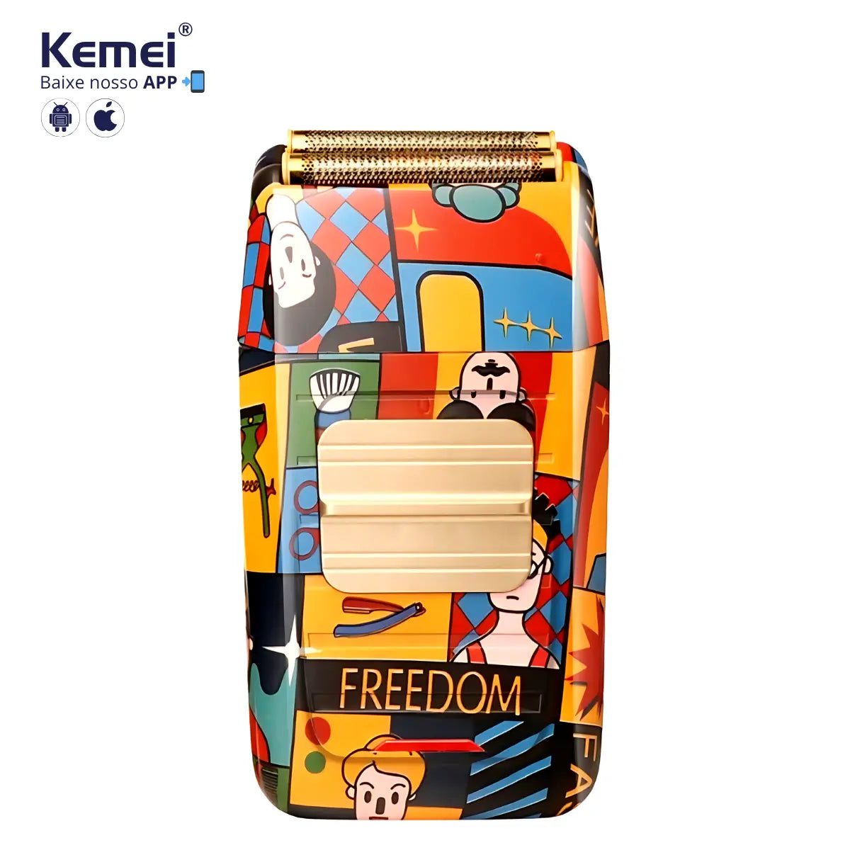 Barbeador Elétrico Profissional Max Km-1102H | Kemei ®