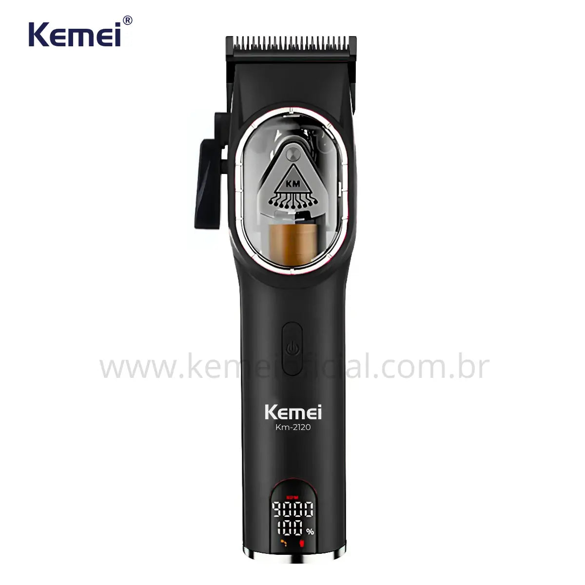 Máquina de Corte Motor Magnético 10w Profissional Km-2120 | Kemei ®
