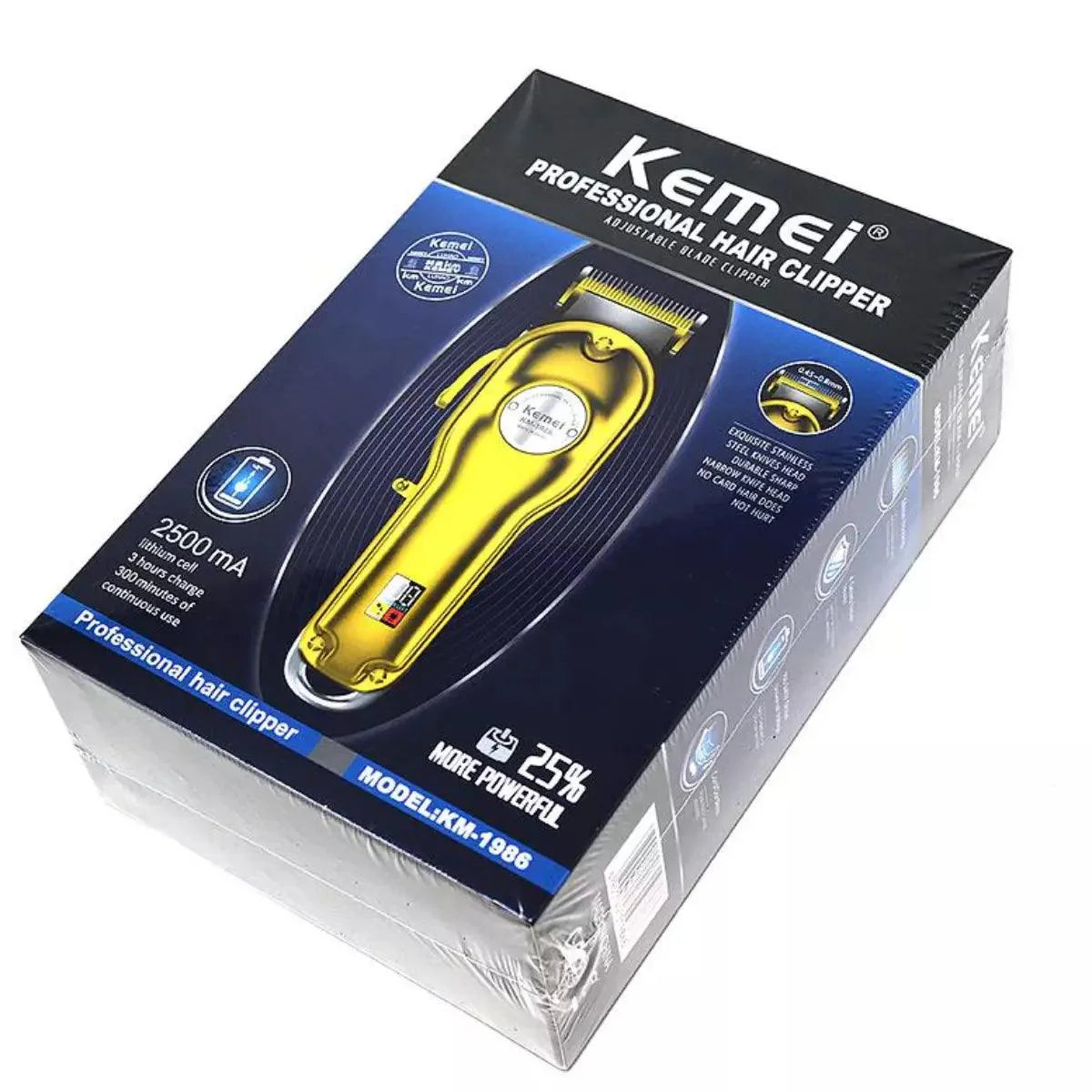Máquina de Cortar Cabelo Profissional km-1986 | Kemei ®