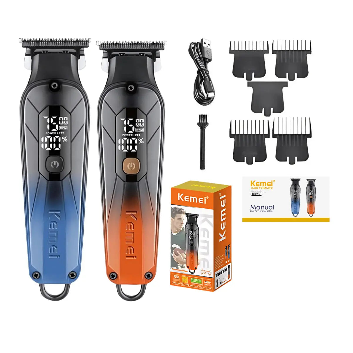 Máquina de Acabamento 0Gap 3x velocidades Km-1741 | Kemei ®