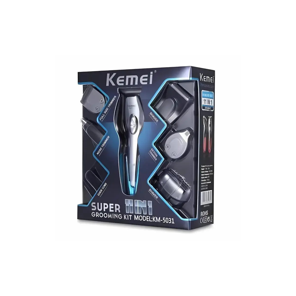 Aparador de Pelos 11 em 1 Profissional Km-5031 | Kemei ®