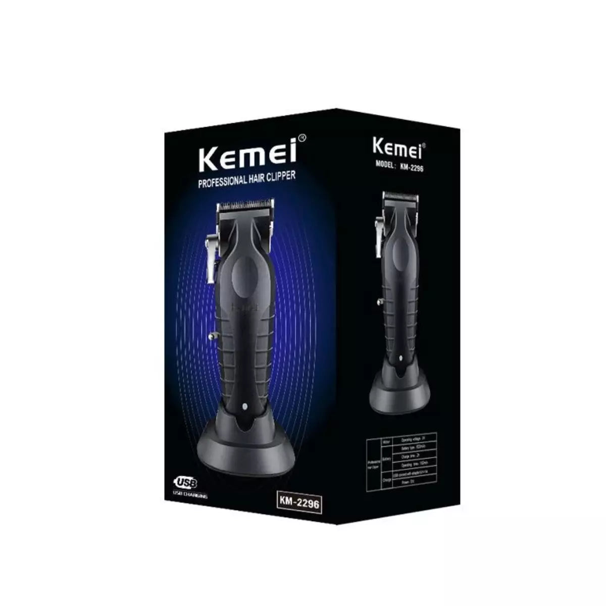 Kit Pro Máquina de Corte Km-2296 + Acabamento Km-2293 + Shaver Km-1102 | Kemei ®
