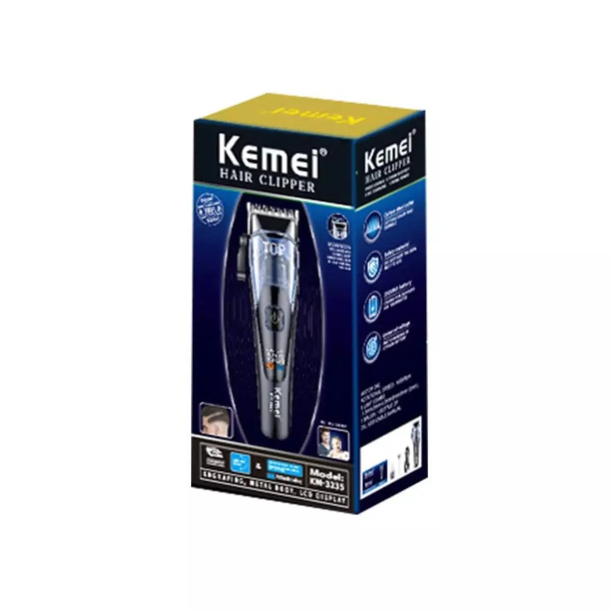 Máquina de Corte Modo Turbo Profissional Km-3235 | Kemei ®