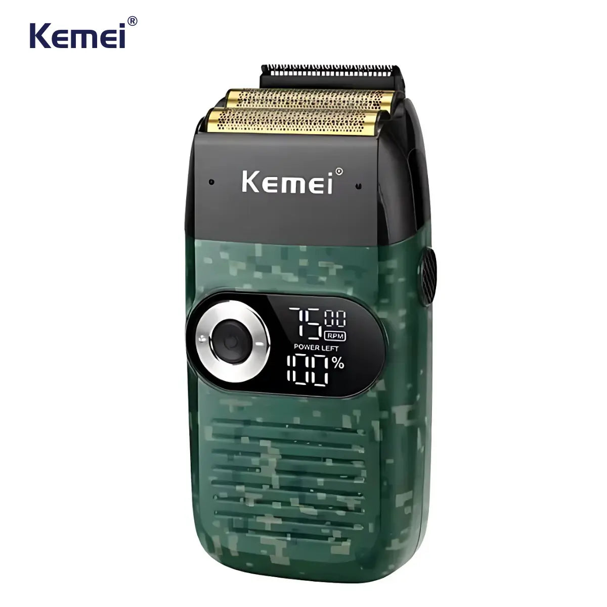 Barbeador Elétrico Profissional 3x velocidades Km-2027 | Kemei ®