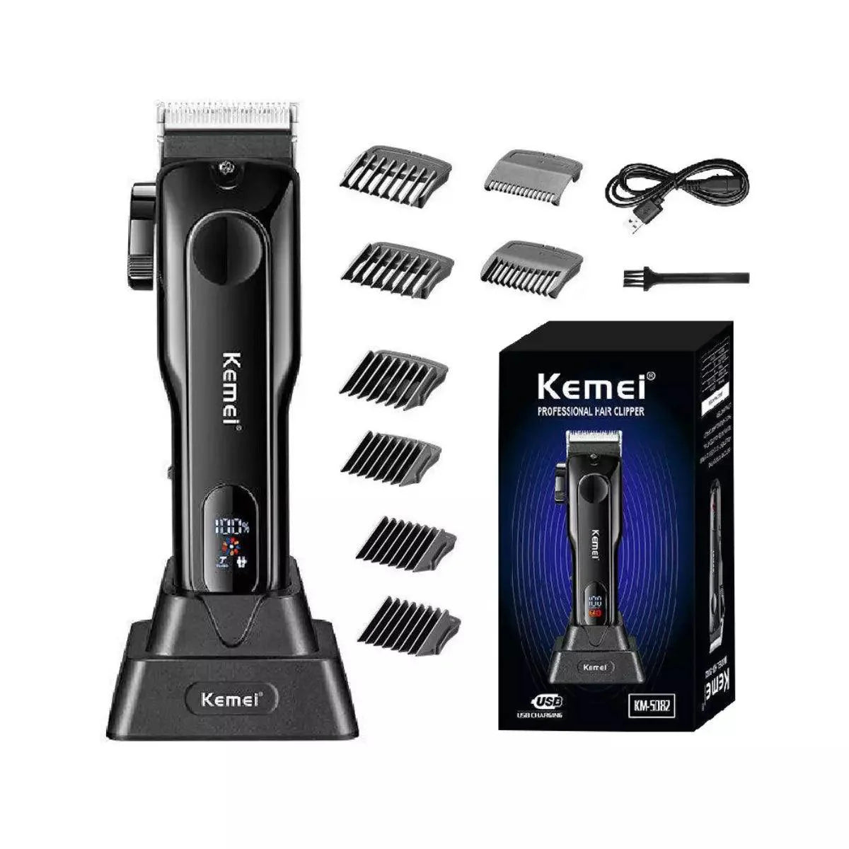 Máquina de Corte Modo Turbo com Base Carregadora Km-5082 | Kemei ®