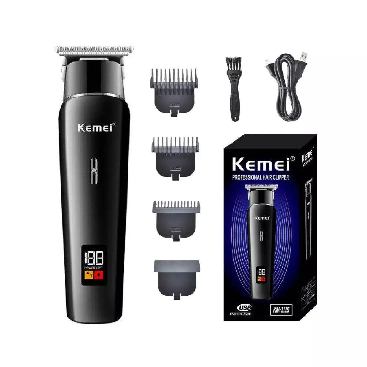 Máquina de Acabamento Profissional Km-1113 | Kemei ®