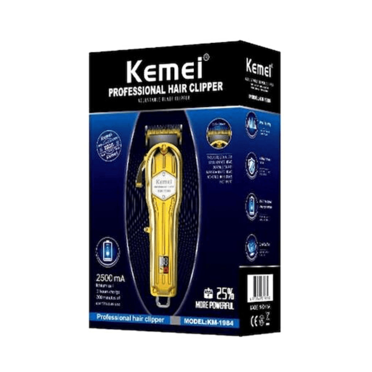 Máquina de Cortar Cabelo 8w Profissional Km-1984 | Kemei ®