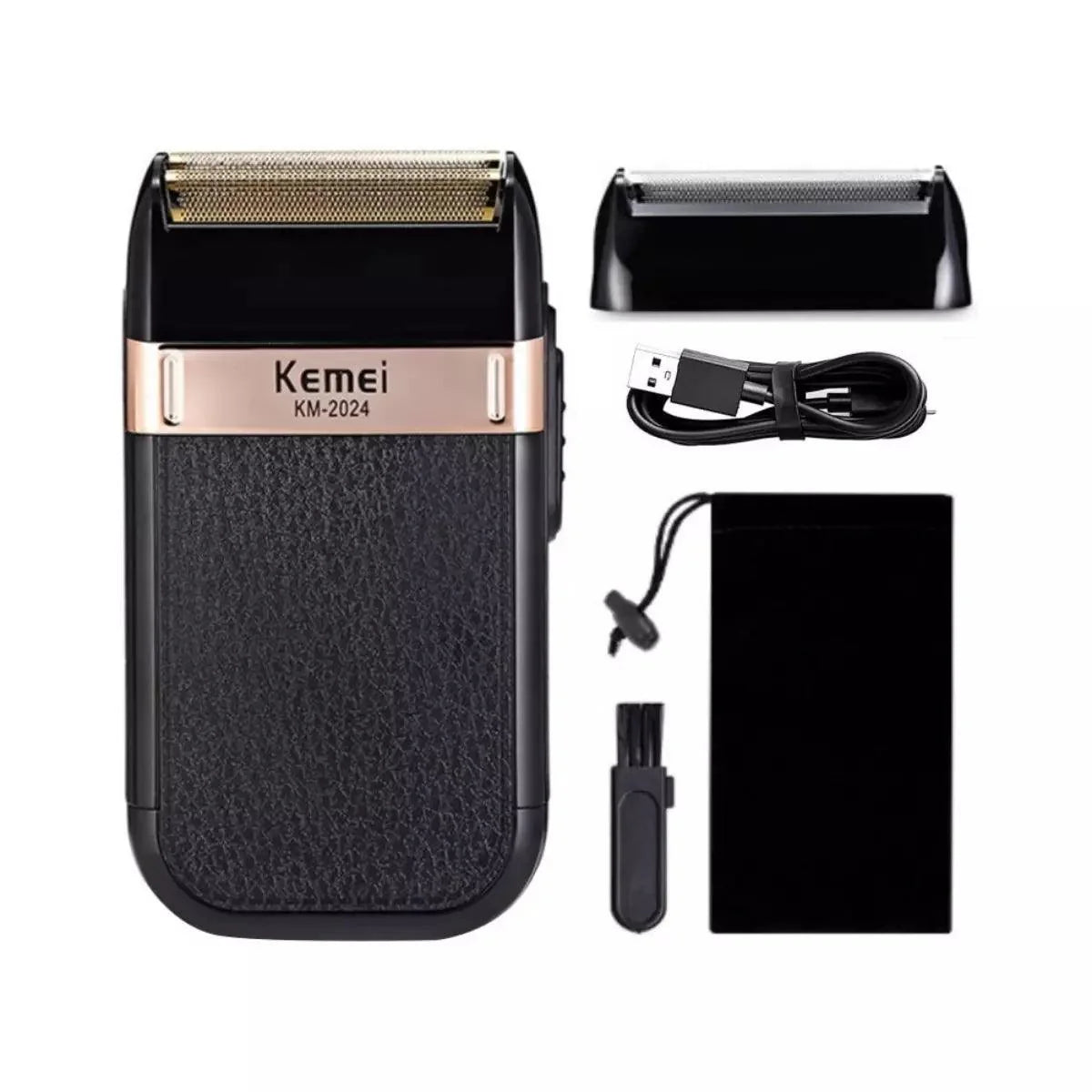 Máquina de Acabamento Km-762 + Barbeador Elétrico Km-2024 | Kemei ®