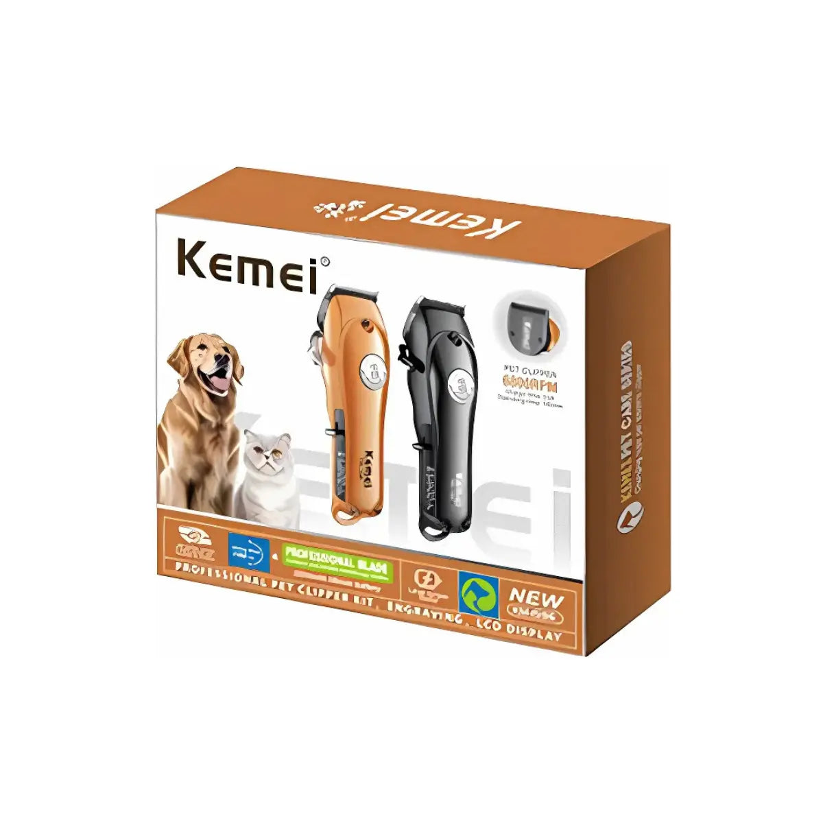 Máquina de Tosa Pet Clipper Profissional Km-1596 | Kemei ®