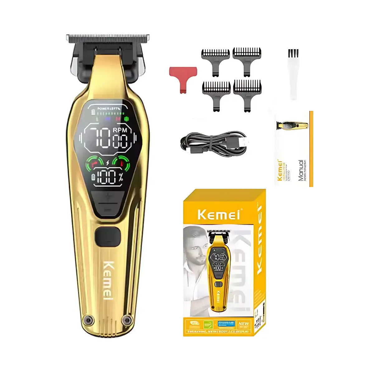 Máquina de Acabamento 7w 3x velocidades 9.000RPM Km-1697 | Kemei ®