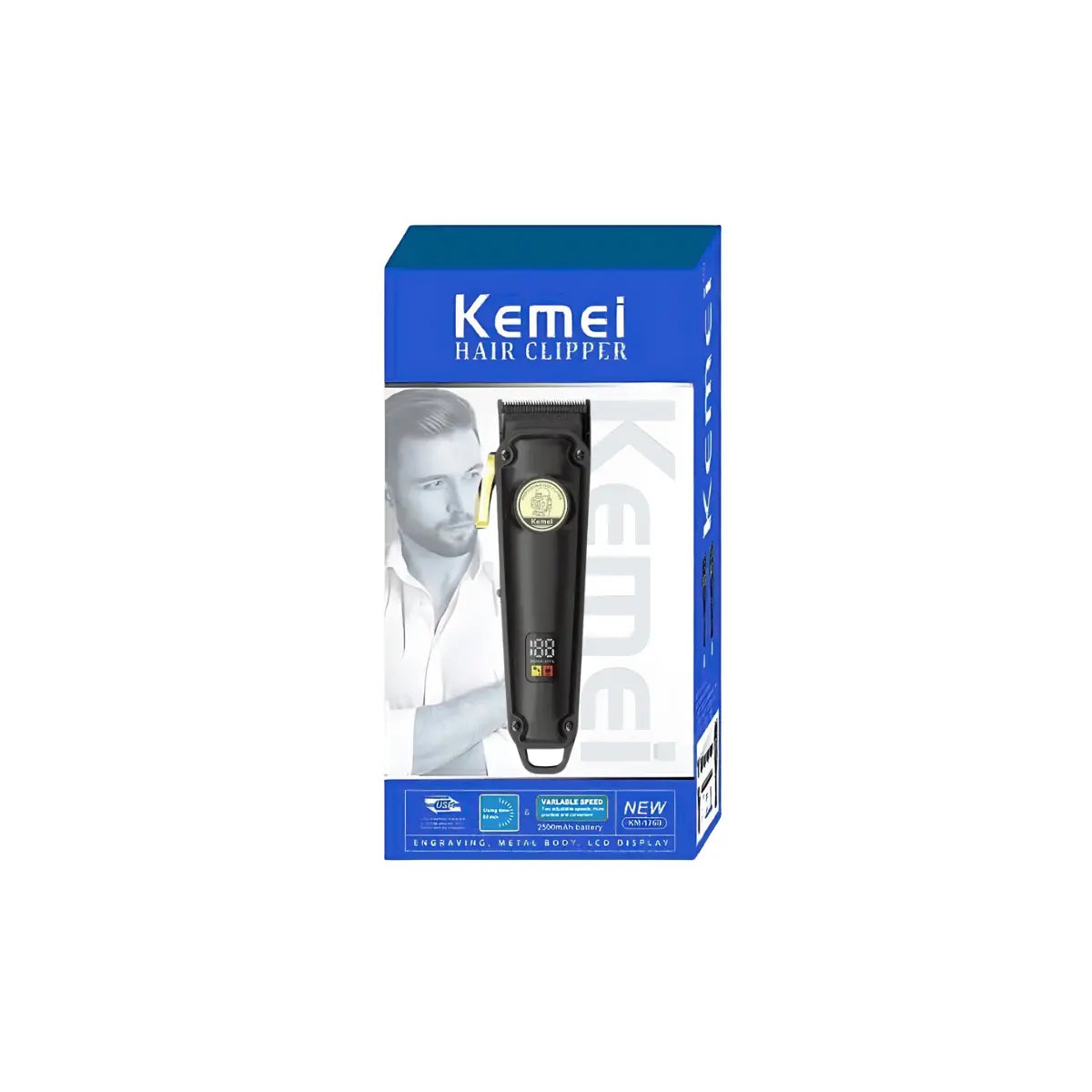 Máquina de Corte Profissional Km-2372 | Kemei ®