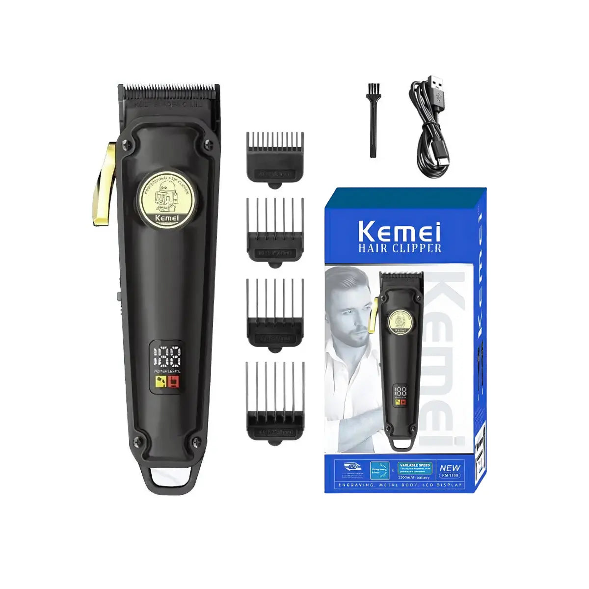 Máquina de Corte Profissional Km-2372 | Kemei ®