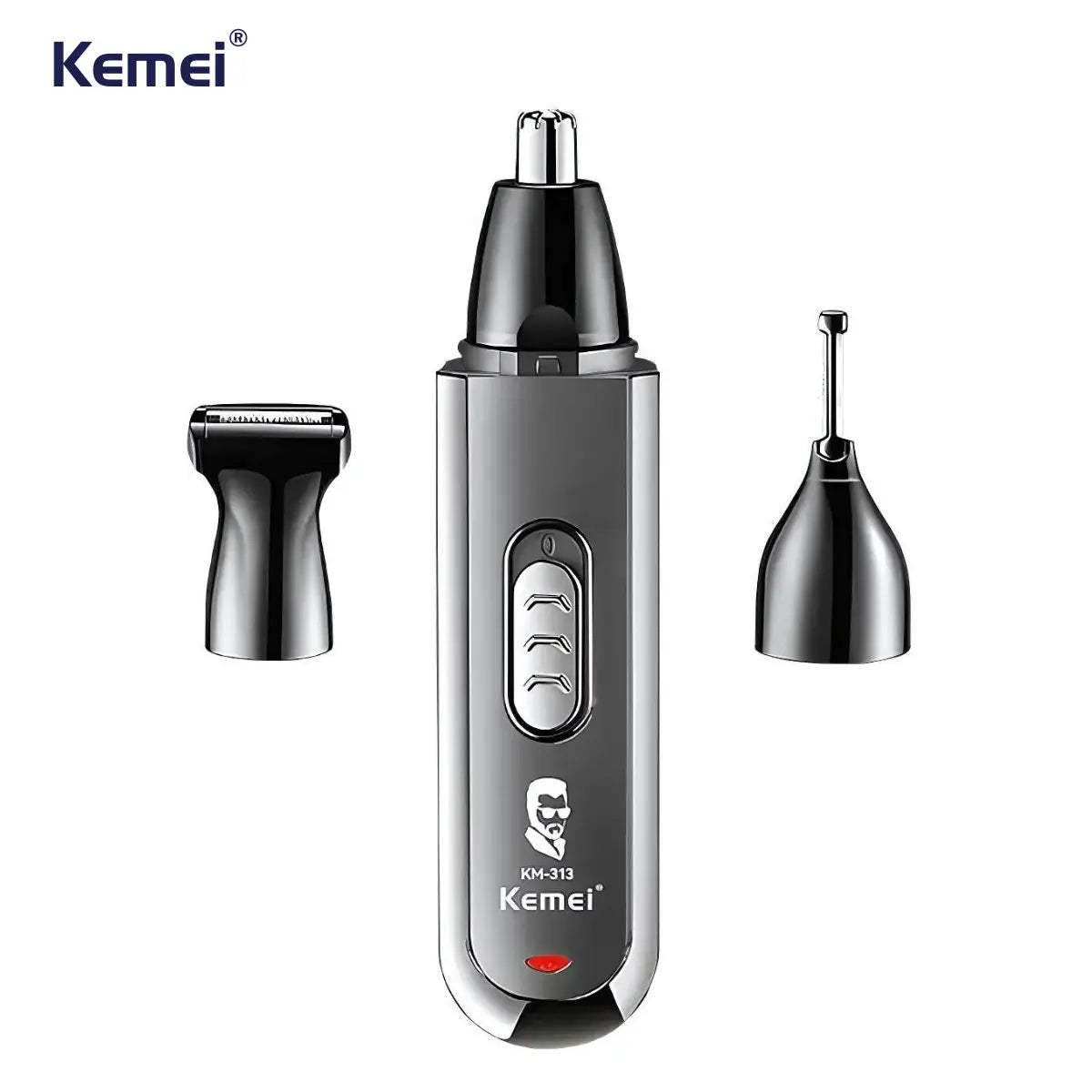 Aparador de Pelos 3 em 1 Profissional Km-313 | Kemei ®